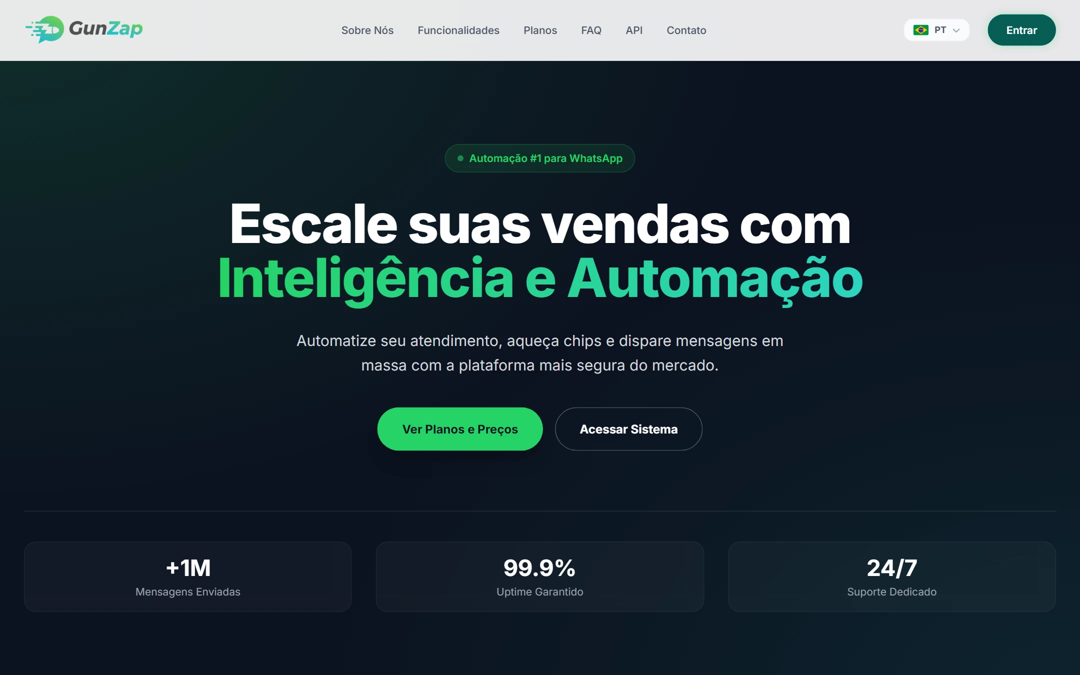 Plataforma GunZap - Automação WhatsApp